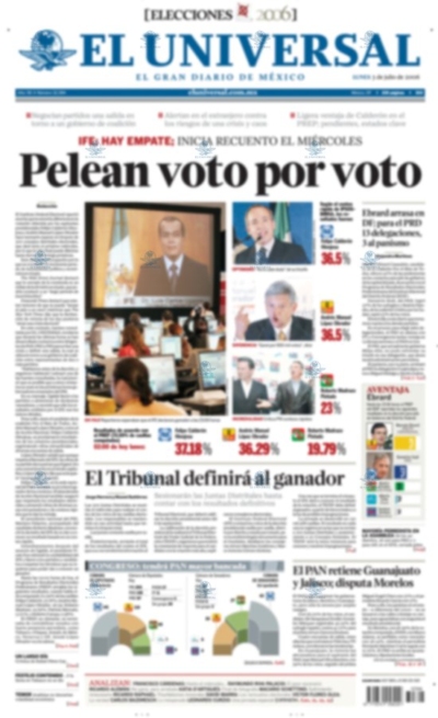 IFE, Empate Calderón y AMLO