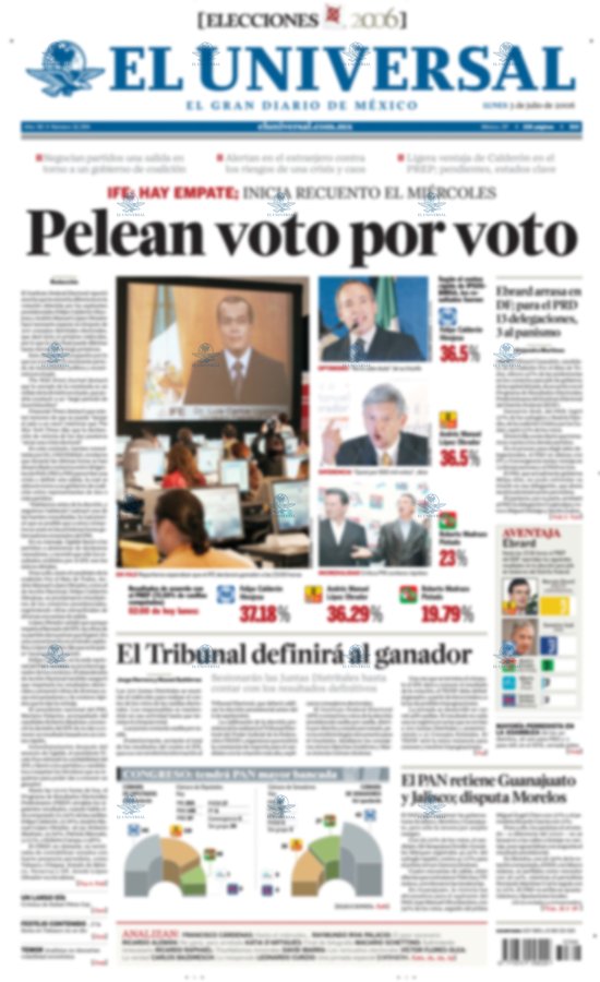 IFE, Empate Calderón y AMLO