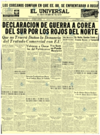 Inicia la Guerra de Corea