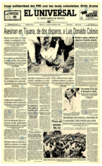 Muerte de Luis Donaldo Colosio