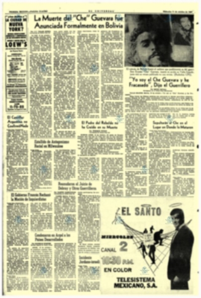 Muerte del Che Guevara