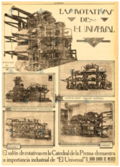 Rotativas de El Universal- 1. oct.1919
