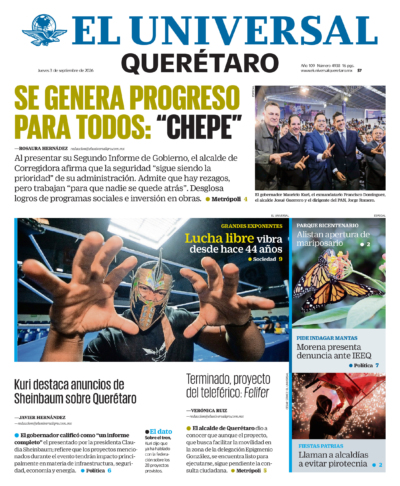 Querétaro - 3 de septiembre de 2026