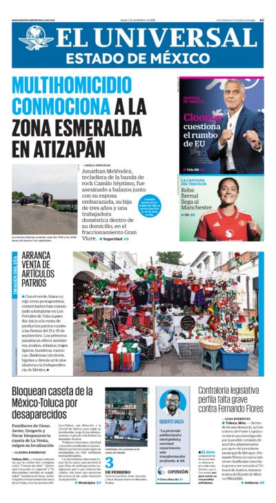 Estado de México - 3 de septiembre de 2026