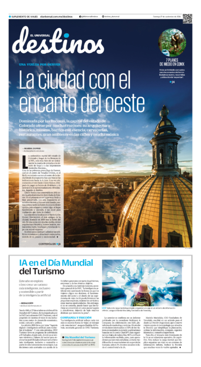 Destinos - 27 de septiembre de 2026