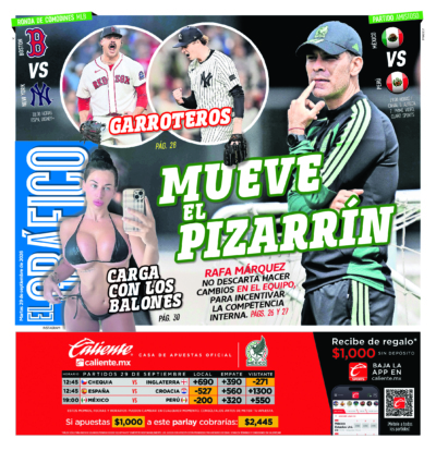 Portada del periódico Gráfico correspondiente al 29 de septiembre de 2026.