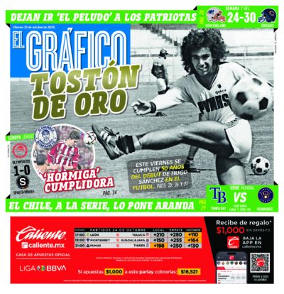 Portada del periódico Gráfico correspondiente al 23 de octubre de 2026.